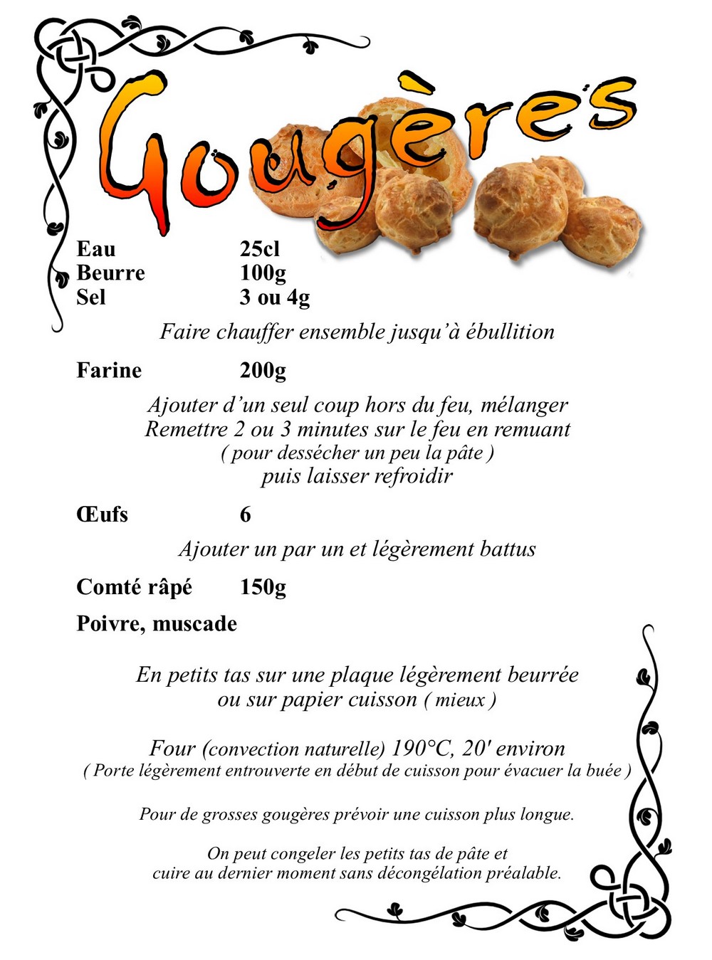 recette