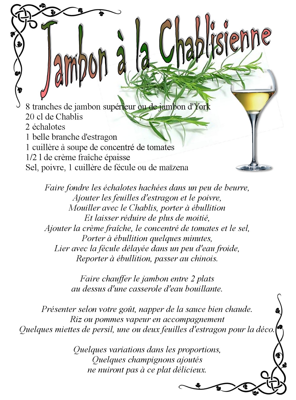 recette
